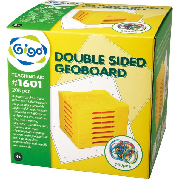 Double sided isomeric geoboard 5x5 - Gigo Teaching Aids