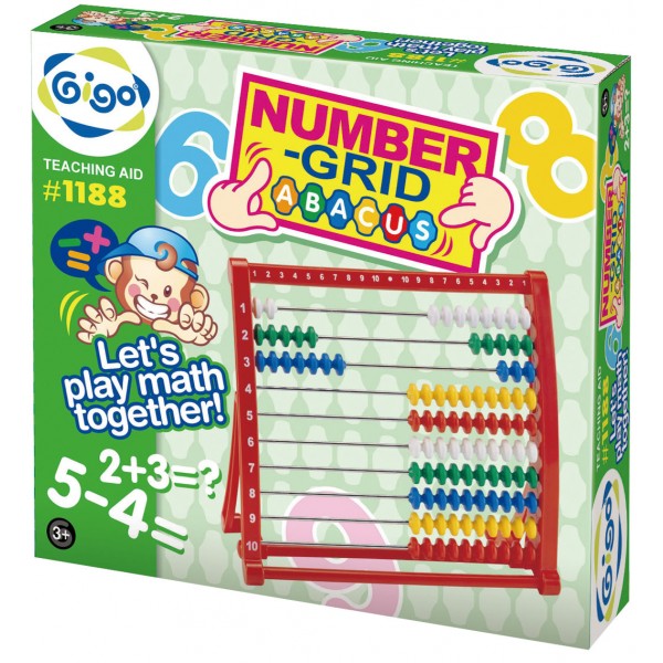 Number Grid Abacus - Gigo Teaching Aids