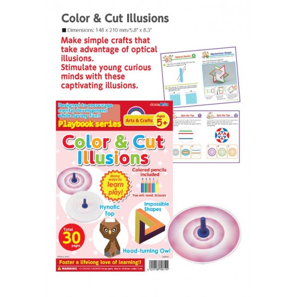 Color & Cut Illusions - Artec Art & Crafts 5+