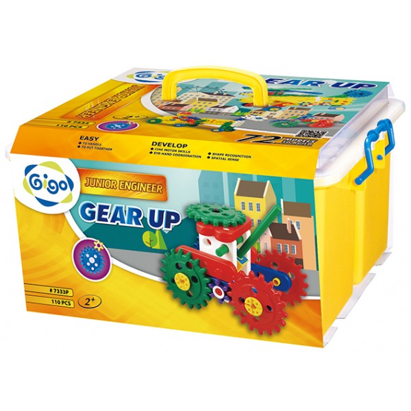Junior Engineer Gear Up - Gigo Construction Toys 