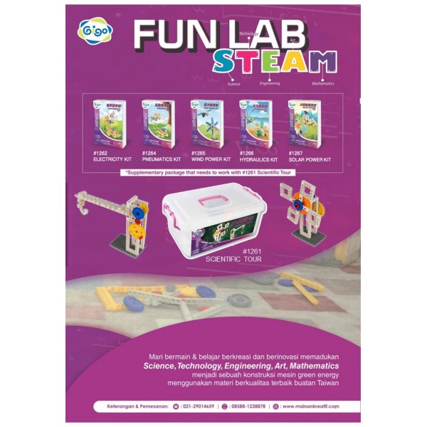 Gigo Fun Lab: Paket 6 Kit Sains berbasis STEAM